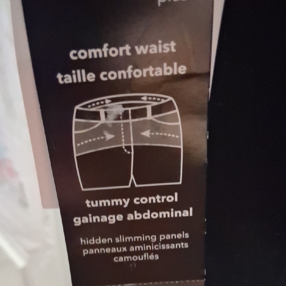 New, George Plus Black Stretch Bermuda Shorts